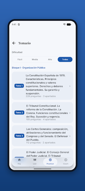 Auxiliar Administrativo Estado Screenshot 2