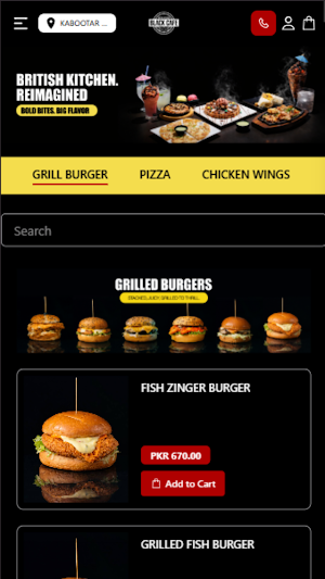 Black Cafe Screenshot 1