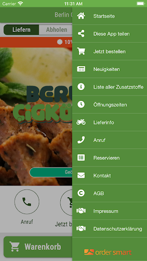 Berlin Cigköfte Screenshot 2