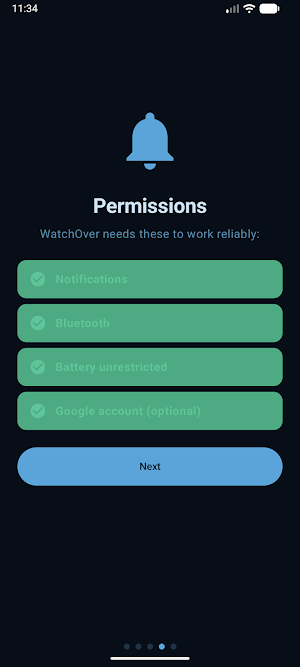 Watch Battery Alert: WatchOver Screenshot 3