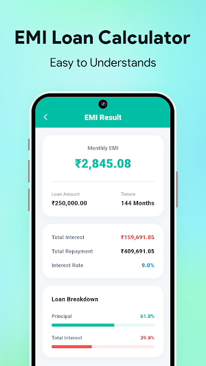 Loan EMI Ai & BMI Calculator Screenshot 2