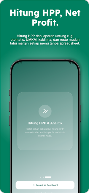 POS KQ5 Hitung HPP Kasir UMKM Screenshot 0
