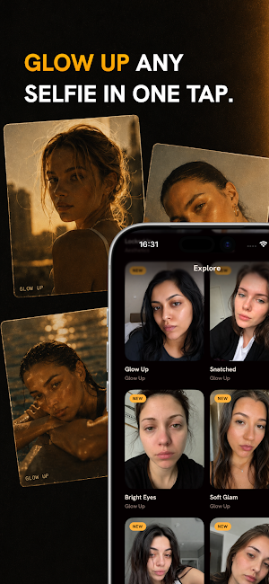 Stunna - Photo Editor & Glow Screenshot 2