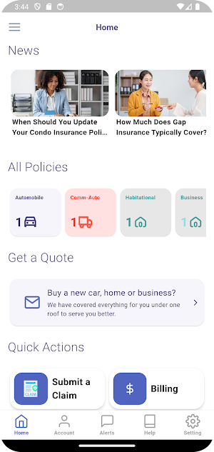 Aaxel Insurance Screenshot 0