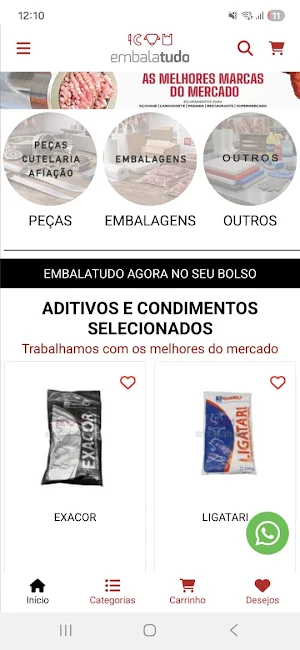loja embalatudo mobile Screenshot 2