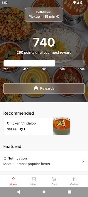Nawab Indian Restaurant Screenshot 0