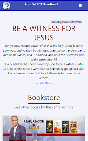 FreshWORD Devotional Screenshot 0