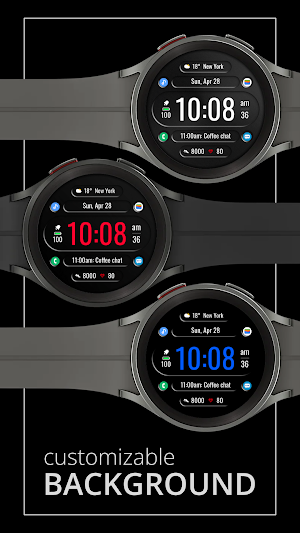 DADAM72 Digital Watch Face Screenshot 3