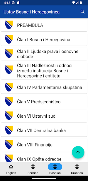 Constitution of Bosnia Screenshot 2
