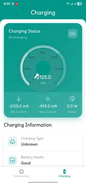 Battery Temperature Screenshot 2