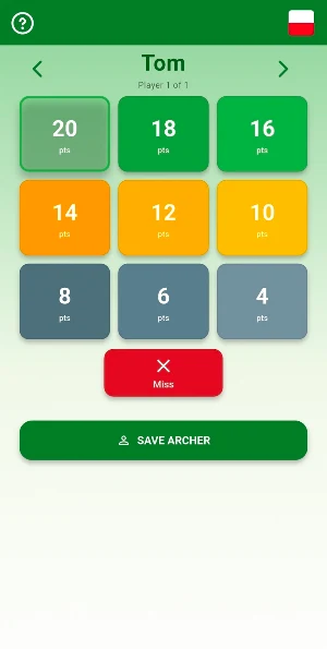Archery Scorecard Screenshot 1