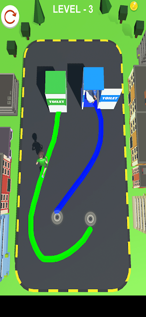 Toilet Rush Draw Puzzle Run 2 Screenshot 0
