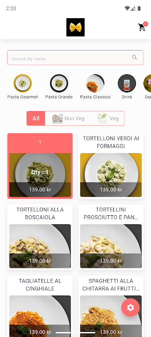 PastaDiemTable Screenshot 0