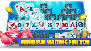 Solitaire lovely Fish: Tripeaks Screenshot 1