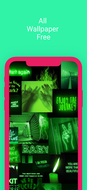 Green wallpapers saga and dark Screenshot 3