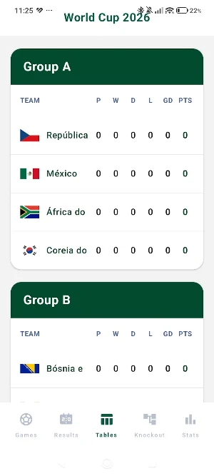World Cup 2026: Fixtures Screenshot 1