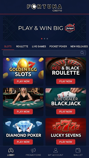 Fortuna Casino Screenshot 1