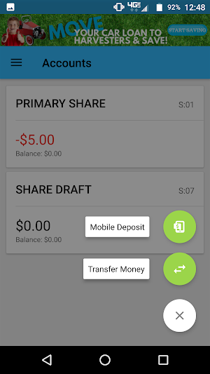 HarvestersFCU Screenshot 1
