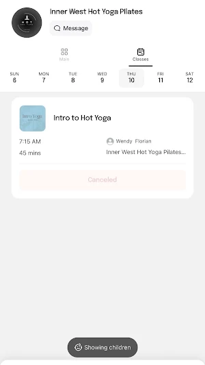HOT YOGA PILATES Screenshot 2