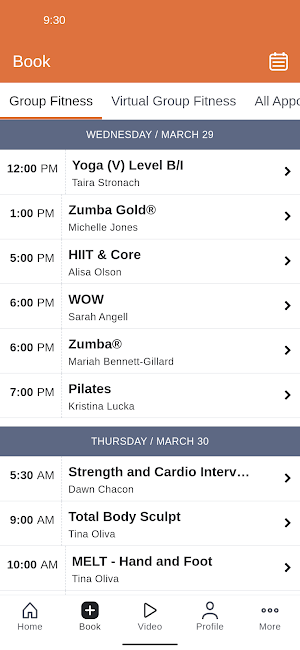 NW Women’s Fitness Club Screenshot 1