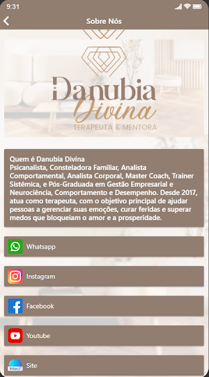 Danubia Divina | Terapeuta  Screenshot 1