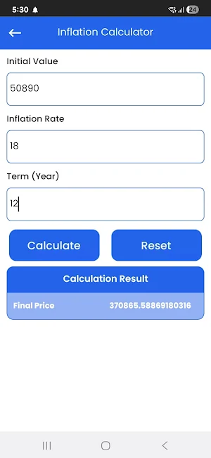 LoanCash - EMI Loan Calculator Screenshot 1