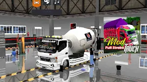 Mod Bussid Truck Full Strobo Screenshot 3