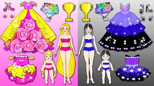 Chibi Doll Fashion Dress Up Screenshot 2