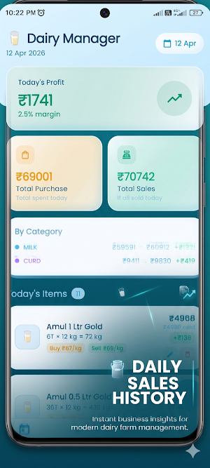 Daily Dairy Diary Screenshot 0