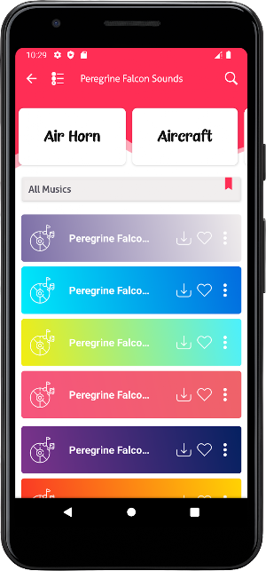 Peregrine Falcon Sounds Screenshot 1