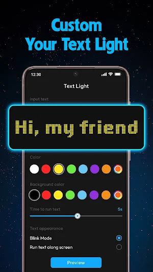 Bright Flashlight, Flash Alert Screenshot 2