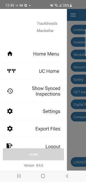 Mackellar WMS Inspections Screenshot 2