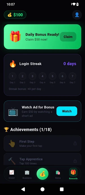 Tap with Earn - Cash Daily Screenshot 2