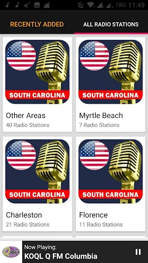 South Carolina Radio Stations - USA Screenshot 2