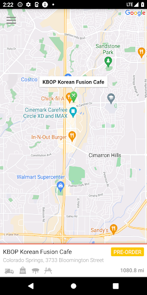 K Bop Cafe Screenshot 1