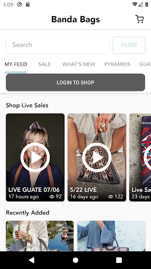 Banda Bags Screenshot 1