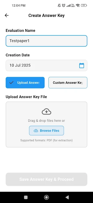 RedInk AI - Answer Valuation Screenshot 1