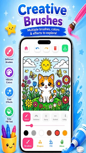 Kid Drawing Pad : Magic Doodle Screenshot 3