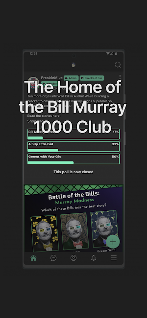 Bill Murray 1000 Fan Club Screenshot 0