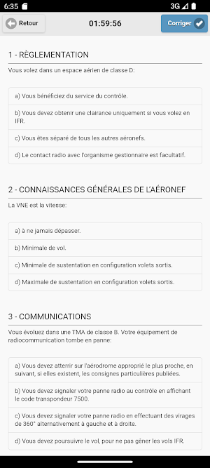 Quiz PPL(A) Français Screenshot 2