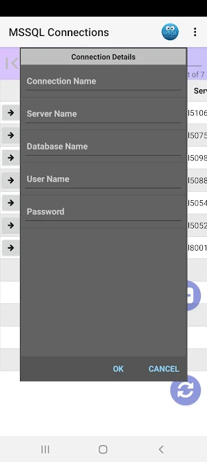 Web Connect - MSSQL Manager Screenshot 1