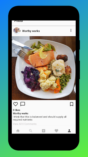 Food4Health | Meet, find, follow, and discuss food Screenshot 1