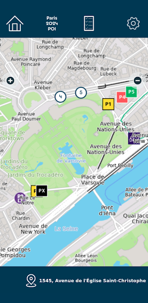 Paris 2024 GPS Accred. Screenshot 1
