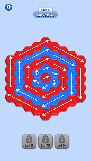 Hexa Arrows: Logic Puzzle Screenshot 0