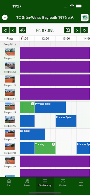 Tennisclub Grün-Weiss Bayreuth Screenshot 3