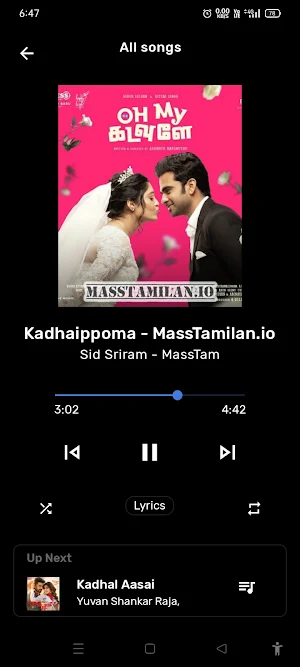 Modern Music Player Screenshot 1