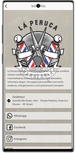 La Peruca Barbearia Screenshot 2