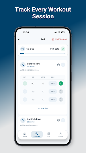 MyFitnessGoals Screenshot 1