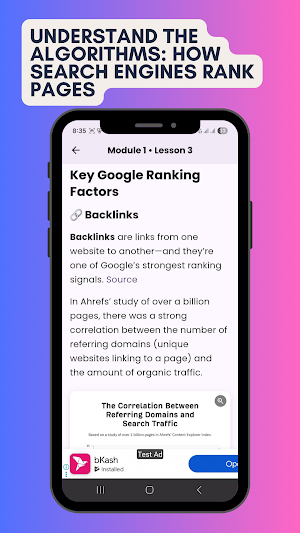 Learn SEO: Tutorials & Guide Screenshot 1