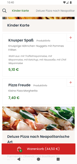 Dolomiti Pizzeria Screenshot 3